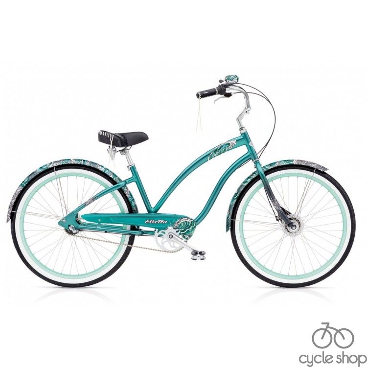 Велосипед 26" Electra White Water 3i 2019 Green Metallic