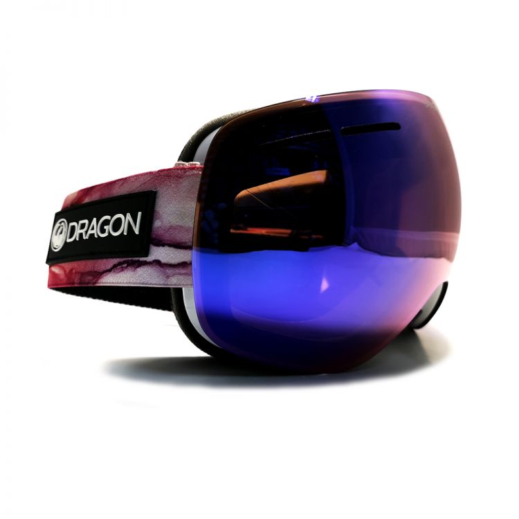 Маска Dragon X1S 20/21 Merlot / Lumalens Purple Ionized  + Lumalens Light Rose