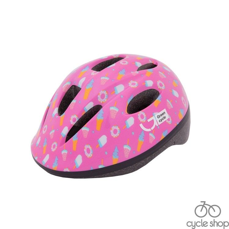 Шлем детский Green Cycle Sweet малиновый / розовый лак