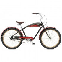Велосипед 26" ELECTRA Mulholland 3i (Alloy) Men's black/red